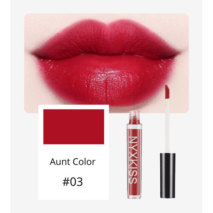 Gambar Lip Cream Matte  Velvet Lip Tint Stain Lipstick Set Tahan Lama 6 Warna - 03 dari Skinme Store undefined Tokopedia