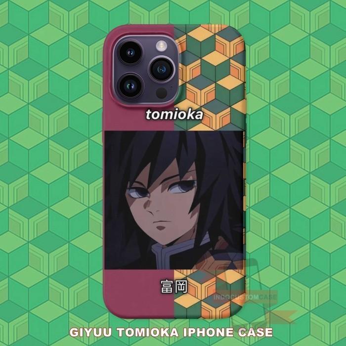Gambar Casing Hard Case Anime Demon Slayer Giyuu Tomioka iPhone 14 - Tomioka G 10 dari INDOCUSTOMCASE undefined Tokopedia