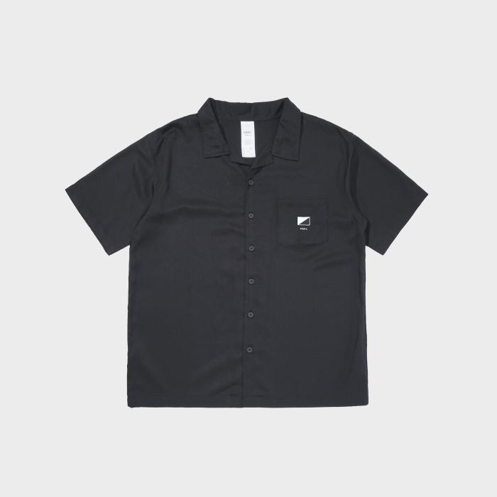 Gambar UNKL347 Kemeja Lengan Pendek Polos Warna Black FRIS - Black, M dari Unkl347 Store undefined Tokopedia