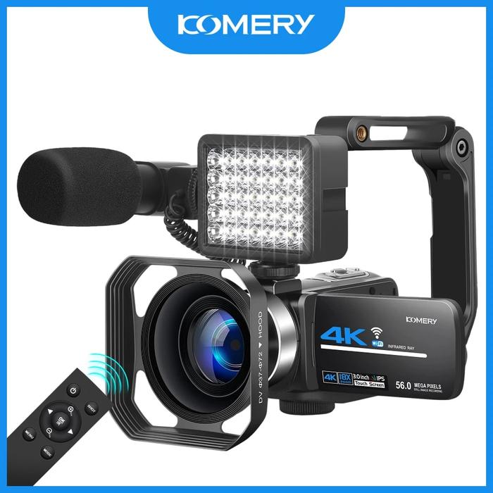 Jual KOMERY 4K Camcorder Video Camera Web Camera Live