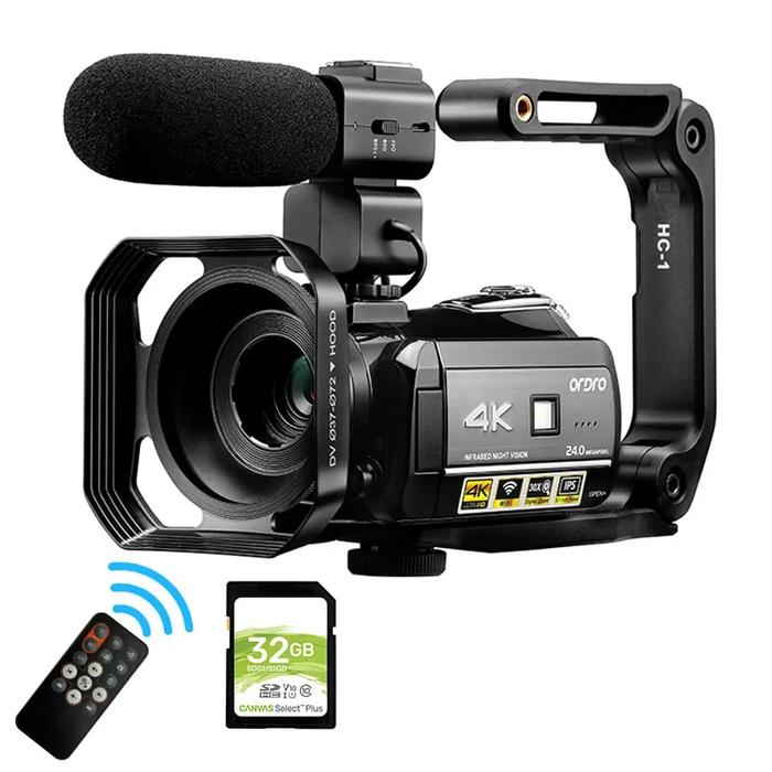 Jual 4K Night Vision Video Camera Professional Camcorders Ordro