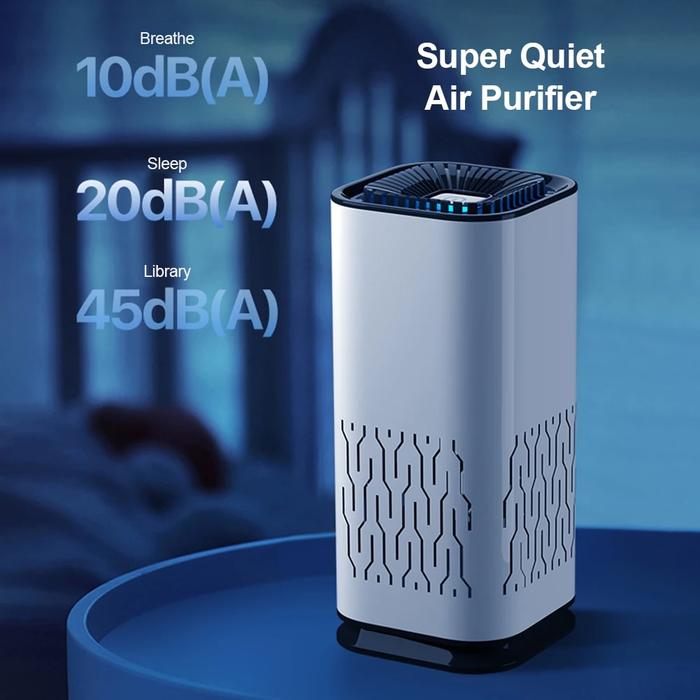 Gambar Portable USB Car Negative Ion Air Purifier With Hepa Deodorant Filter dari PLAZA INDO undefined Tokopedia