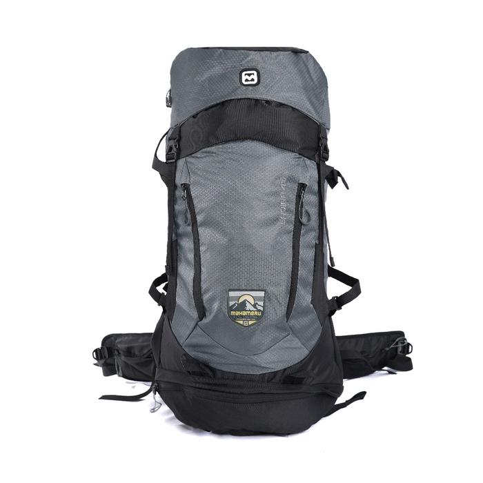 Gambar terbaru(MRT) Mahameru Tas Carrier 45 Liter | Tas Camping | Tas Gunung - DK.GREY-BLACK dari Inomark undefined Tokopedia