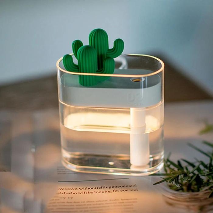 Gambar Ultrasonic Air Humidifier 319 Clear Cactus Humidifiers 160ML Color dari PLAZA INDO undefined Tokopedia