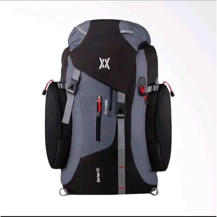 Gambar terbaru(MRT) !!! tas ransel gunung 60liter gearbag free raincover - Merah dari Inomark undefined 5 Tokopedia