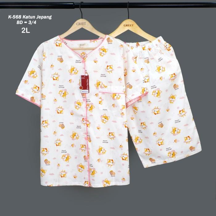 Gambar GREET NIGHT WEAR - Baju Tidur Katun Jepang BD Size 2L - K-568 dari greetnightwear undefined Tokopedia
