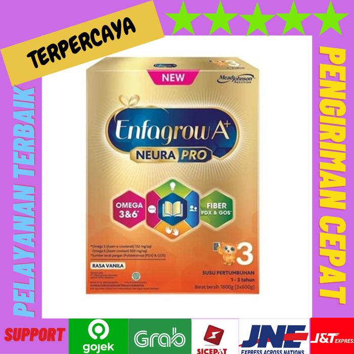 Gambar SUSU ANAK ENFAGROW A+ 3 Vanila 1800 gr dari Bazar Branded Official undefined Tokopedia