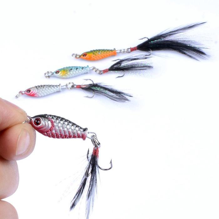 Gambar satuset (isi 4) 3.2cm/5gr Mini Jig Fishing Lure umpan casting Metal dari diesel022 undefined Tokopedia