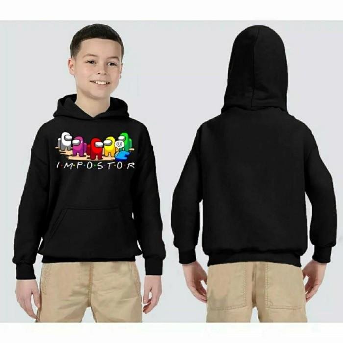 Gambar SWEATER ANAK LAKI LAKI HOODIE ANAK COWOK FASHION ANAK IMPOSTOR - Hitam dari FASHION BAJU KEKINIAN undefined Tokopedia