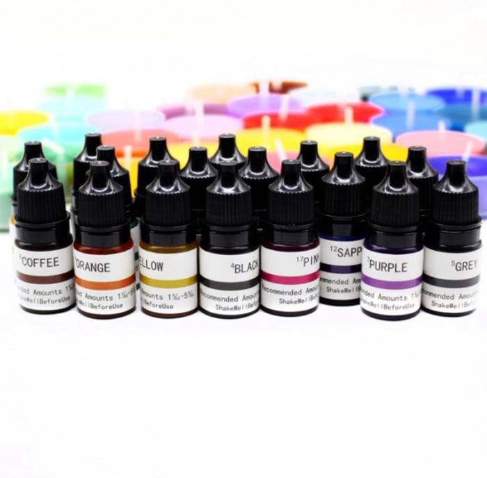 Gambar Candle Dye Liquid Pewarna Lilin Cair Pewarna Resin Pewarna Oil Based 2 - 10ml, 15 Yellow dari Waxchemie undefined Tokopedia