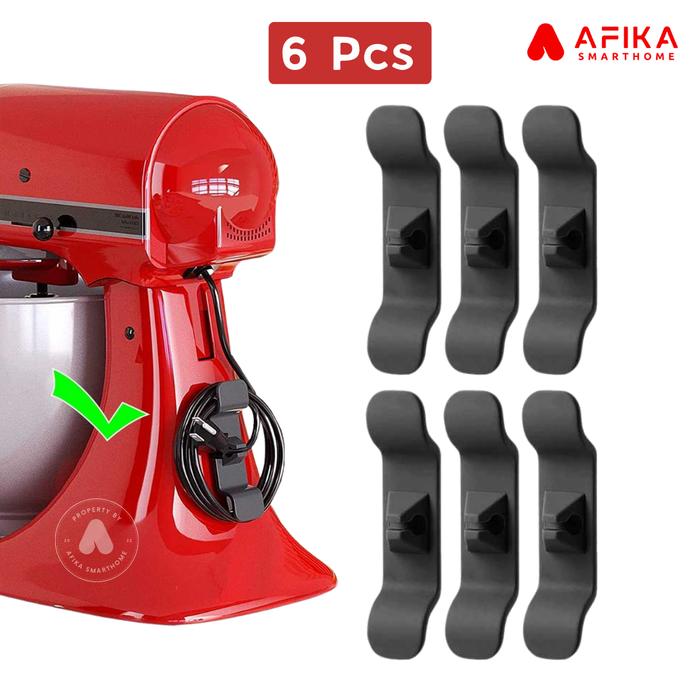 Gambar Holder Kabel Organizer Cord Wrapper for Appliances 6 PCS dari Afika Smarthome undefined Tokopedia
