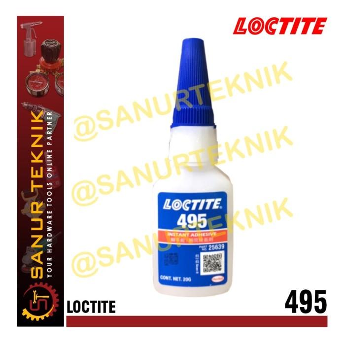 Gambar 100% new loctite 495 / lem baut loctite495 / instant adhesive ( 20 gr dari orca biru undefined Tokopedia