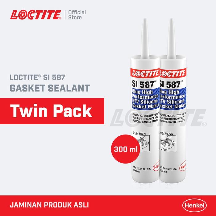 Gambar LOCTITE SI 587 Gasket Sealant Lem Paking 300 ml Twin Pack dari mascara official undefined Tokopedia