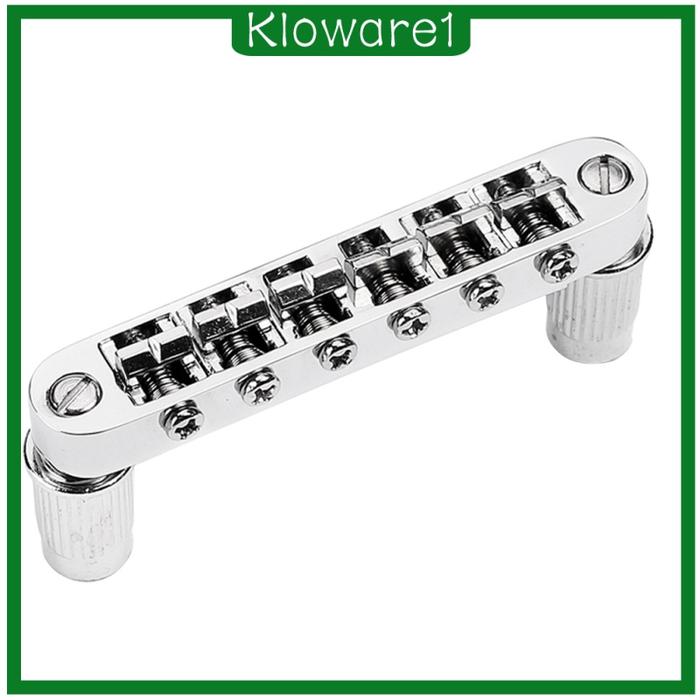 Gambar [Kloware1]Tune O Matic Nashville Bridge Gibson Type Guitar Bridge Zinc dari zulfikar09 undefined Tokopedia