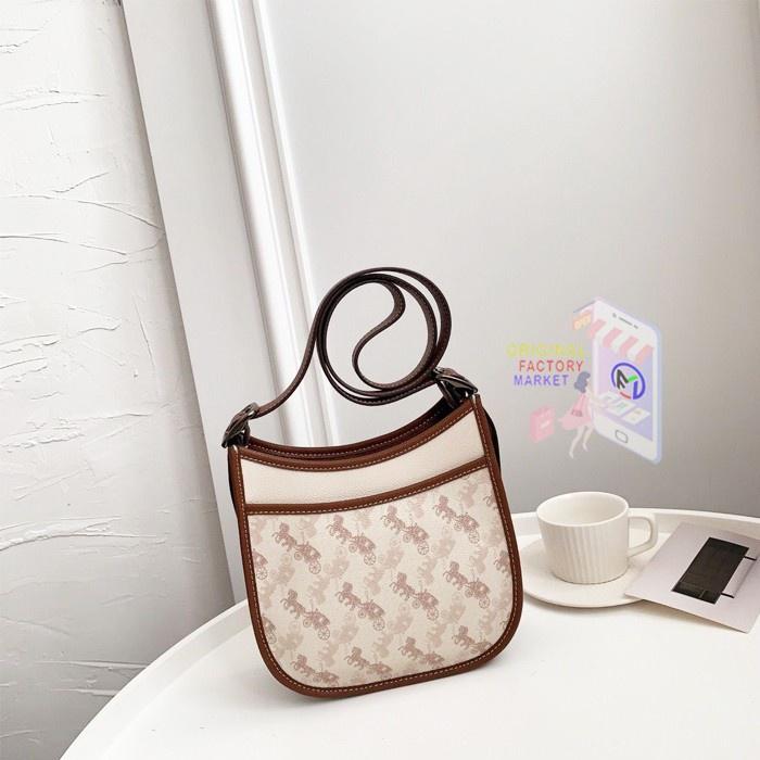 Tas Coach 89142 Emery Crossbody 21 With Horse Carriage Print Original