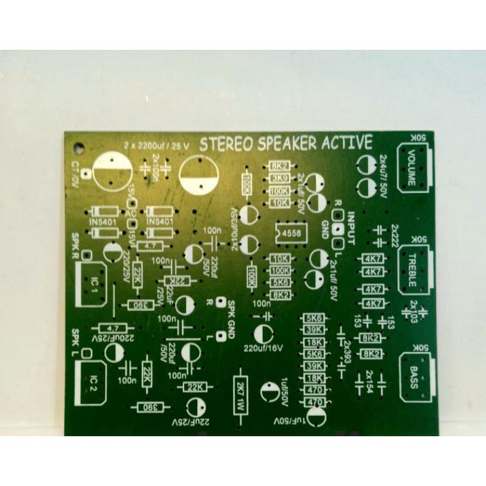 Jual Terlaris pcb power amplifier aktif speaker tda 2030 2050 - Kota