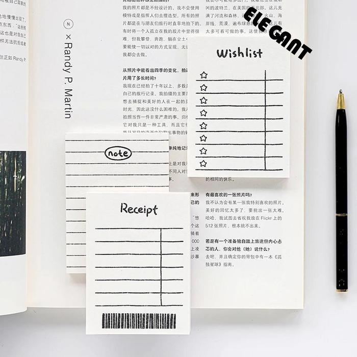 Gambar Elegant Office Supplies Memo Pad Stationery Time Sticky Note To Do dari tokoceljaya undefined Tokopedia