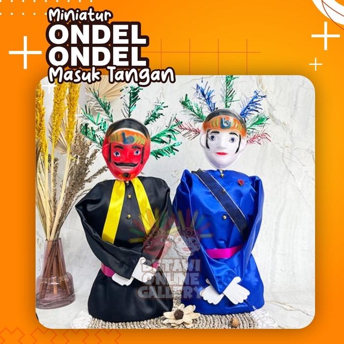 Gambar Ondel Ondel Mainan Anak Masuk Tangan Berkualitas dari Shifra Kamalia undefined Tokopedia