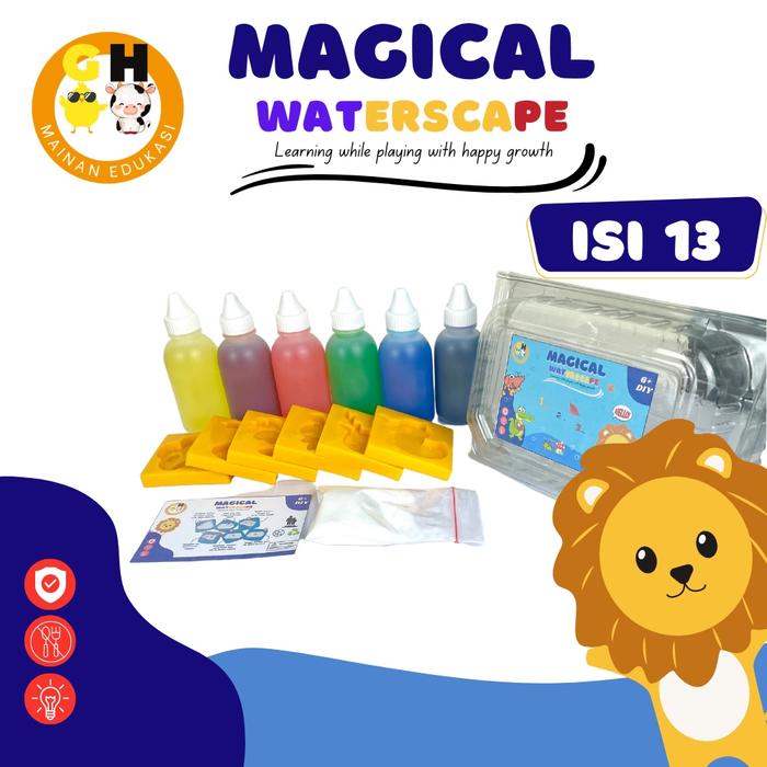 Gambar Magical Waterscape Mainan Edukasi Gel Cetakan Jelly Air Ajaib DIY DA - Paket isi 13 dari Emolis_NEW undefined Tokopedia