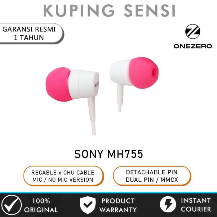 Jual SONY MH755 Earphone Mod Recable Pin MMCX Detachable by