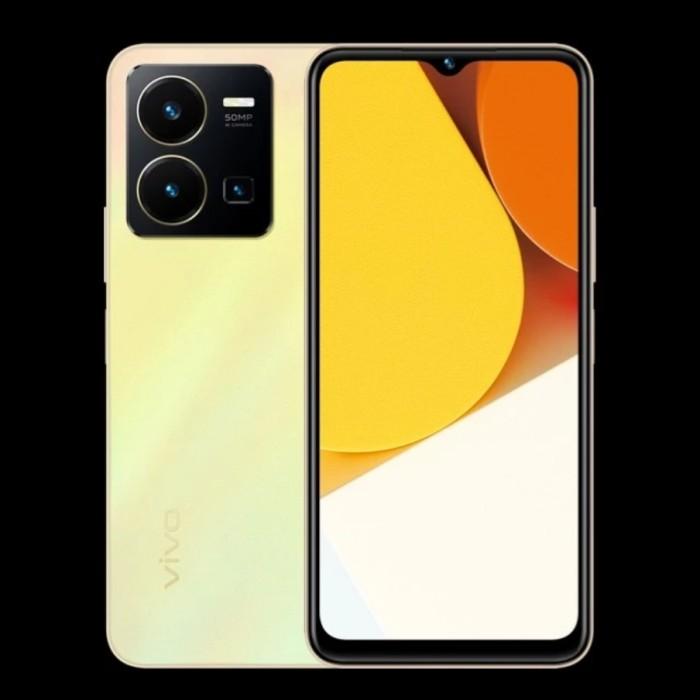 Gambar VIVO Y35 8/128 GARANSI RESMI VIVO NEW - Dawn gold dari TemanSeluler undefined Tokopedia