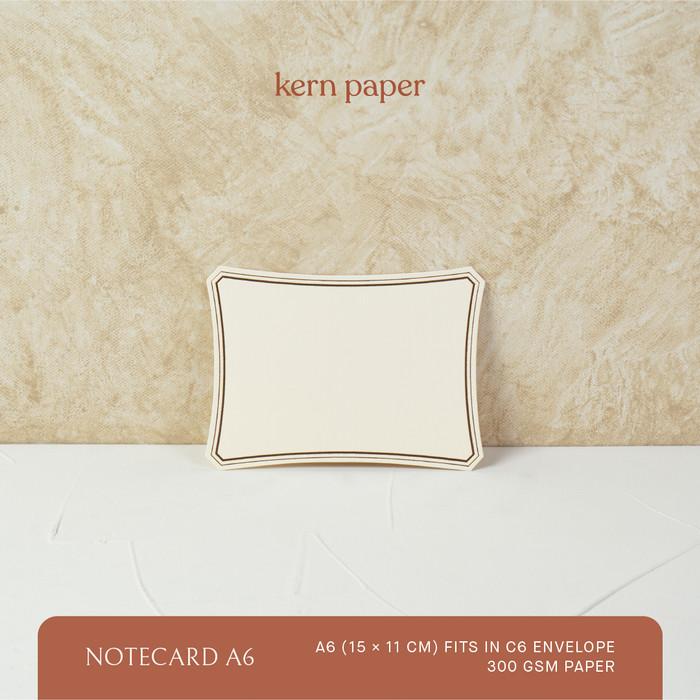 Gambar Kern Paper Notecard - Noe | Kartu Ucapan Polos - 6 pcs dari Kern Paper undefined Tokopedia