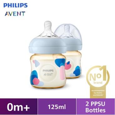 Jual Philips Avent Natural PPSU Twin Bottle 0M+ 120ml SCF581/20