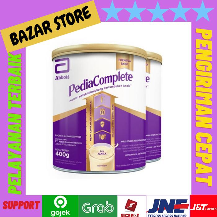 Gambar SUSU ANAK PEDIASURE COMPLETE VANILA 400 GR dari Bazar Branded Official undefined Tokopedia