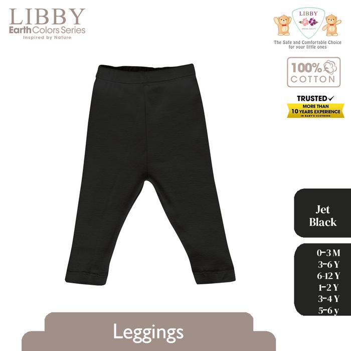 Gambar Libby Legging 0-6 Tahun Earth Colors Unisex - Celana Panjang Leging - Jet Black, 0-3 Bulan dari Lumi Lulabi undefined Tokopedia
