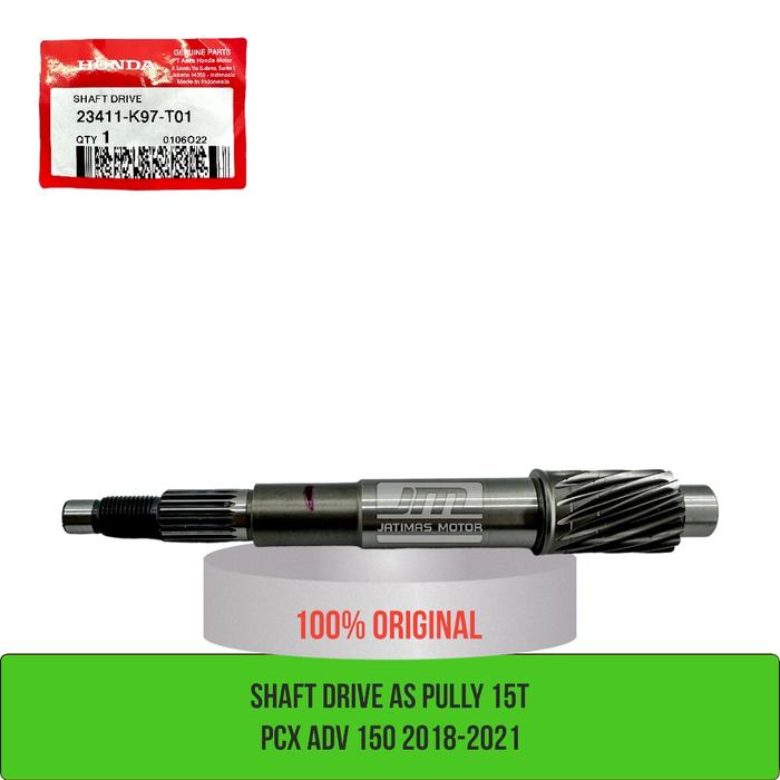 Gambar Gear rasio gigi rasio gardan PCX 150 ADV 150 original AHM 23411-K97 - As pully dari Jatimas Motor Shop undefined Tokopedia