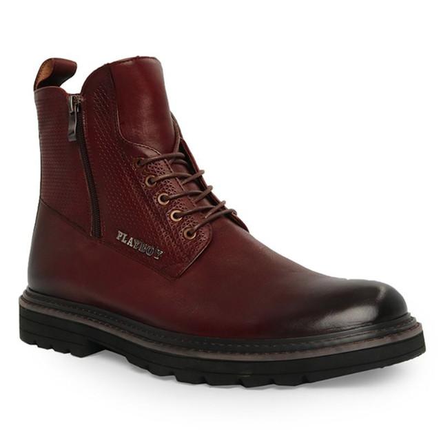Gambar PLAYBOY Boots Pria VLADIMIR ( BOOTS ) Brown PI6584BR - Brown, 39 dari Playboy Official Store Kota Tangerang Tokopedia