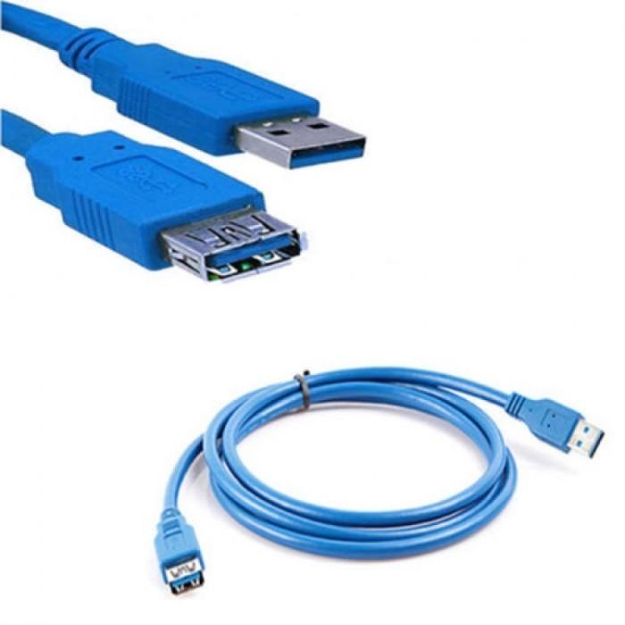 Gambar Kabel Extension Ekstensi USB 3.0 Male ke Female 1 meter Panjang Port - Biru 150CM dari ODY-STORE undefined Tokopedia