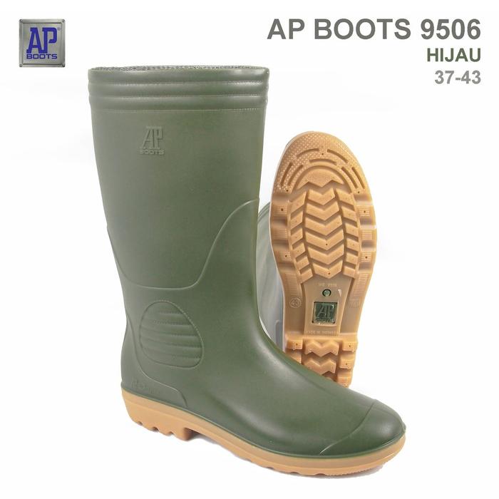 Gambar AP Boots AP 9506 Sepatu Boot Karet Hijau Panjang dari Apboots Surabaya undefined Tokopedia