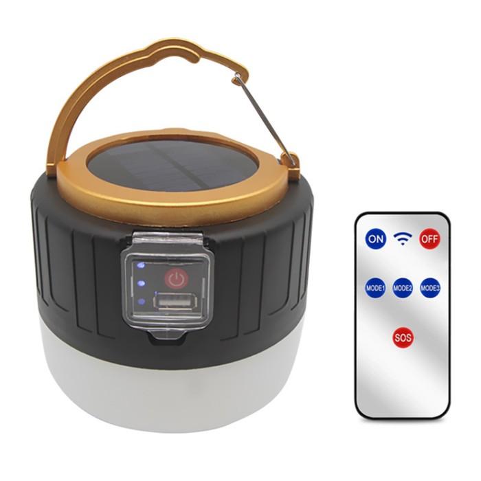 Gambar Lampu Camping / Lampu Tenda Tenaga Surya Anti Air / Lampu Emergency - Hitam Besar dari LED Homee undefined Tokopedia
