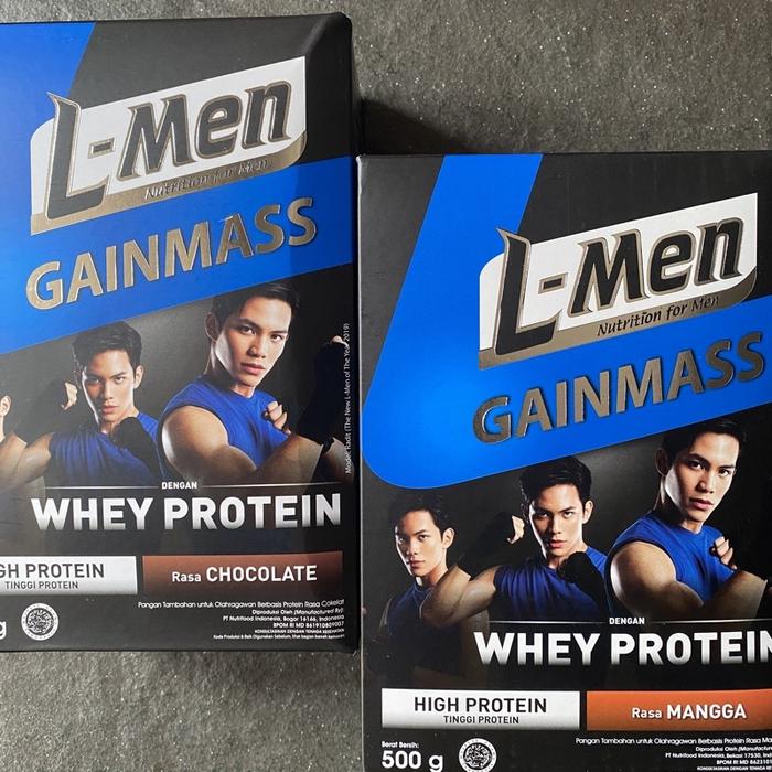 Gambar L-Men Gain Mass Coklat 500gr free packing kardus dan bubble wrap Murah dari jahzaraarab undefined Tokopedia
