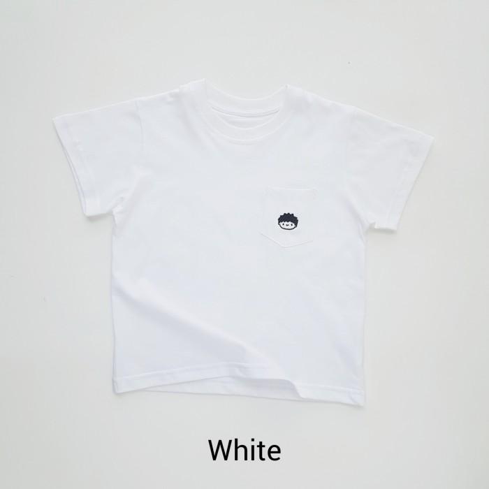 Gambar HEYTIMMY - Kaos Anak Laki Laki Basic Polos - Daily Monokrom Color - WHITE, 10-12 tahun dari Heytimmy undefined Tokopedia