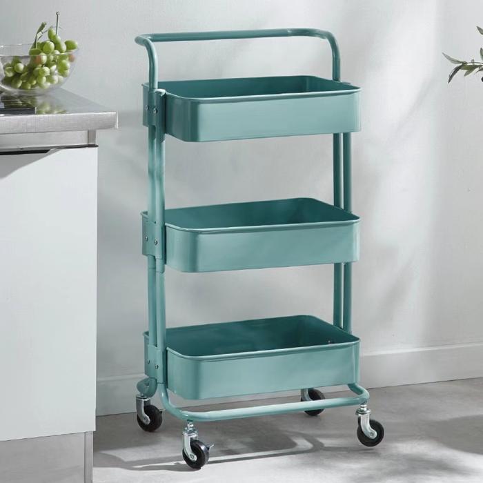 Gambar [New] X-Mart Baby Products Storage Cart With Wheel Handpush Mobile dari Yanti depot undefined Tokopedia