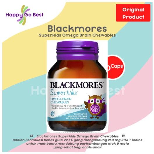 Gambar Promo Blackmores superkids omega brain chewables 50 tab 50tab Murah dari qadiranabila undefined Tokopedia