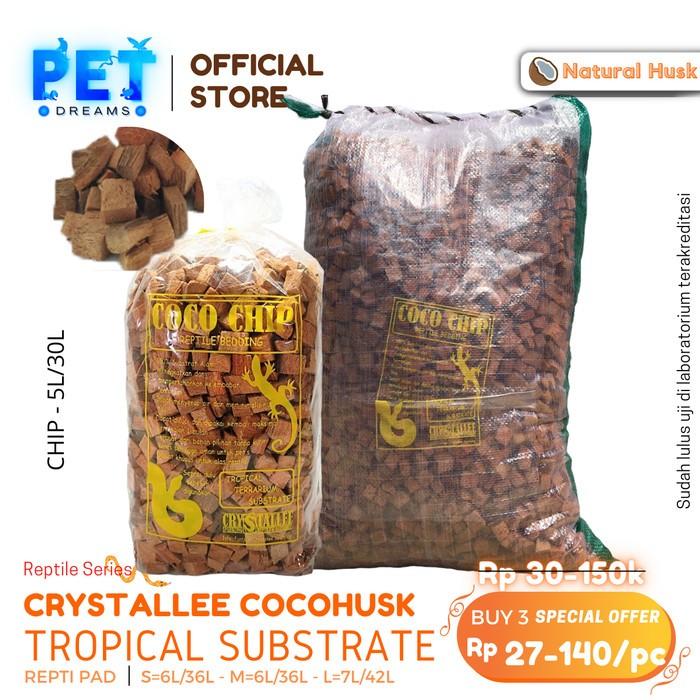Gambar Dijual Promo Coco Husk Coco Chip Alas Kandang Reptil Bedding Sulcata dari kikistore3 undefined Tokopedia