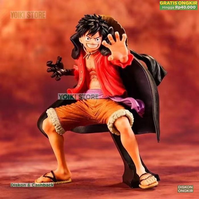 Gambar Y.S Pajangan Anime Action Figure Karakter One Piece Lufy Untuk koleksi - Luffy 18.5, Tanpa kotak dari YOIKI JKTSTORE undefined Tokopedia