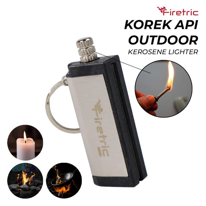 Gambar Korek Api Outdoor Waterproof Kerosene Lighter - ES002 - A_S - Silver dari Appiliance Store undefined Tokopedia