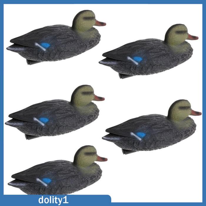 Gambar [DOLITY1] 5 Pieces Floating Mallard Duck Decoy Hunting Decoys Garden dari Verrysu Store undefined Tokopedia