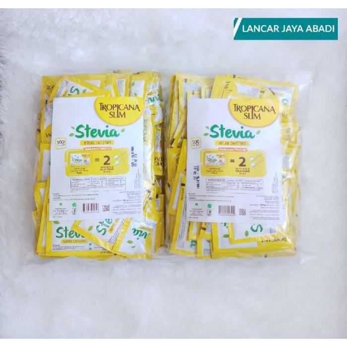 Gambar VEX111- Gula tropicana slim stevia 100 sachet dari Storevexana undefined Tokopedia