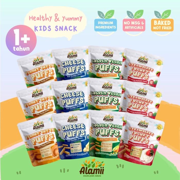 Gambar Alamii Puffs 25gr - Cheese - Cheese dari Raja Beras Surabaya undefined Tokopedia