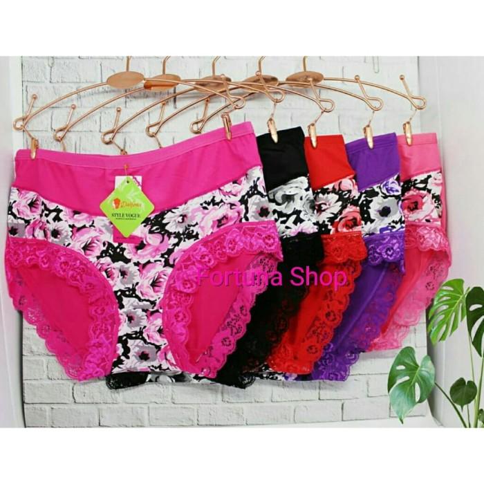 Gambar Celana Dalam Wanita Renda - CD Wanita - Celana Dalam Perempuan Daifona - Random, Free Size dari FortunaShop 88 undefined Tokopedia