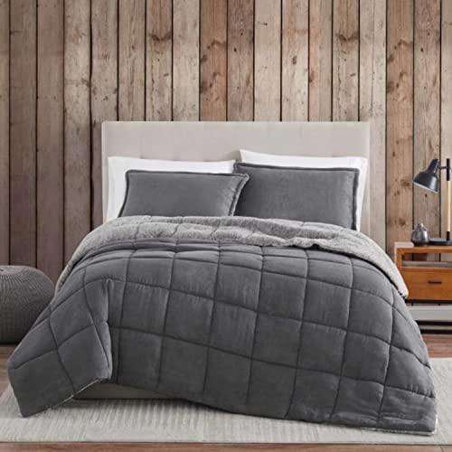 Gambar Eddie Bauer - Queen Comforter Set, Reversible Sherpa Bedding dari Home and Kitchen USA undefined Tokopedia