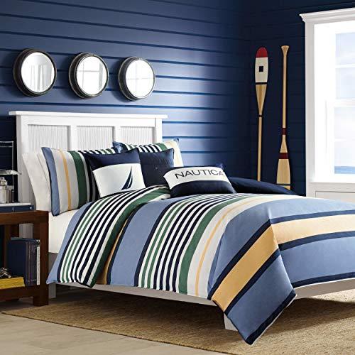 Gambar Nautica Comforter Set Cotton Reversible Bedding, Twin, Blue dari Home and Kitchen USA undefined Tokopedia