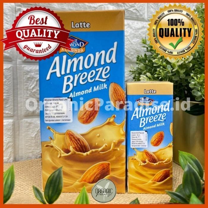 Gambar Susu Almond Breeze Blue Diamond Latte 946 ml - LATTE, BUBBLEWRAP dari Healthy Paradise undefined Tokopedia