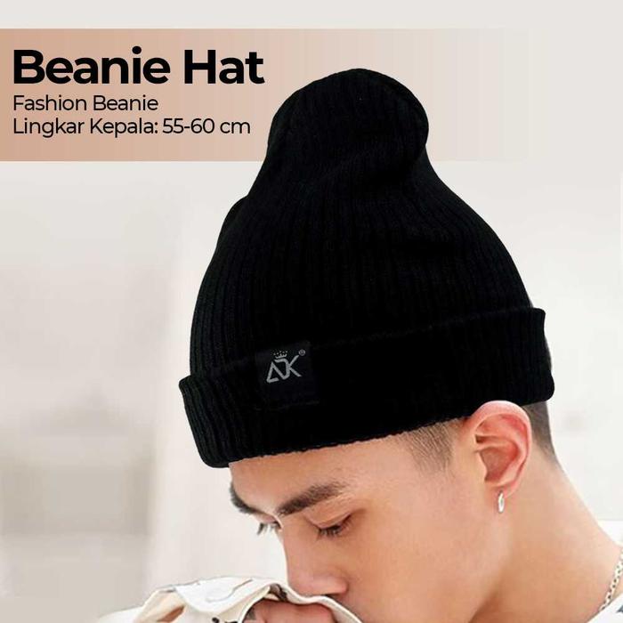 Gambar Kupluk Winter Warm Pria Wanita Beanie Hat Cycling Skiing - Hitam dari Galeri Topi 07 undefined Tokopedia