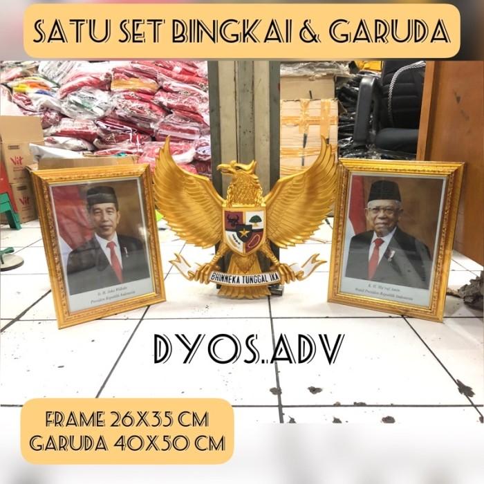 Jual Satu Set bingkai foto presiden wakil dan garuda pancasila frame ...